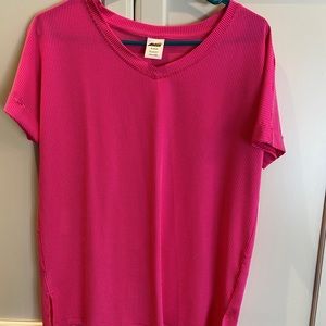 Pink athletic top